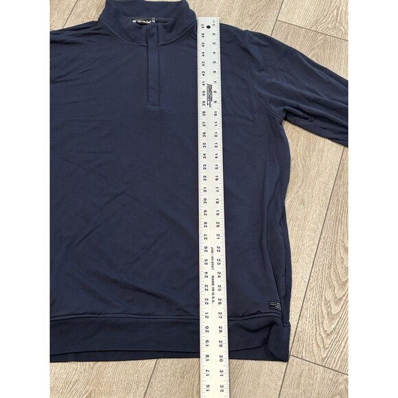 Travis Mathew Sweater Men XL Sweatshirt Quarter Zip Pull Over Golf Preppy - Picture 7 of 10